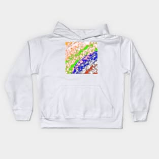 Colorful abstract glitter sparkle art design Kids Hoodie